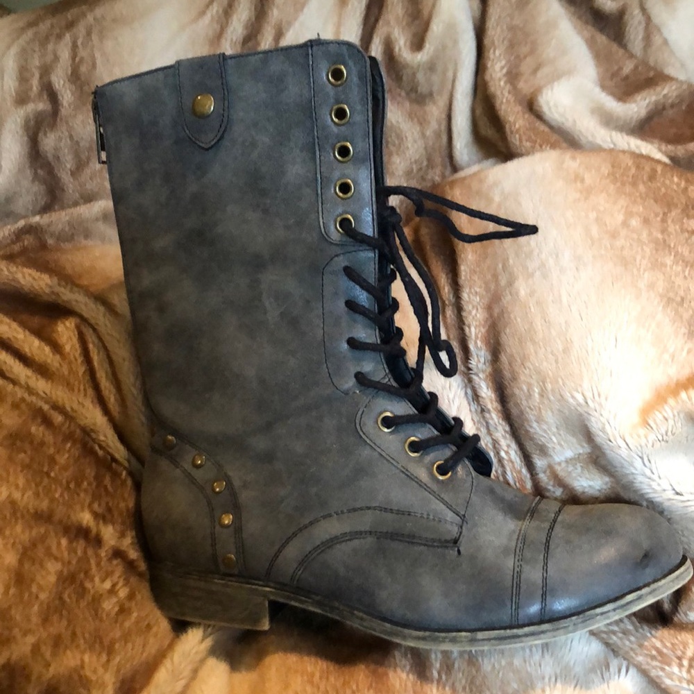 Madden Girl combat boots